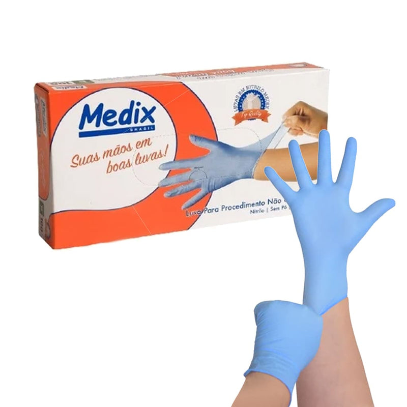 Luvas de Procedimento Tamanho M - Medix (Caixa)