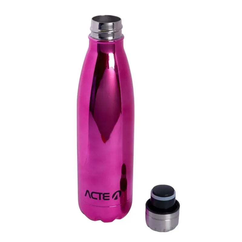 GARRAFA TÉRMICA 500ML ROSA DA ACTE
