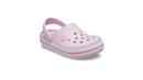 CROCS BAND ROSA COM BRANCO PONTUAÇÃO 38