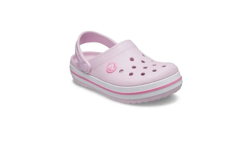 CROCS BAND ROSA COM BRANCO PONTUAÇÃO 38