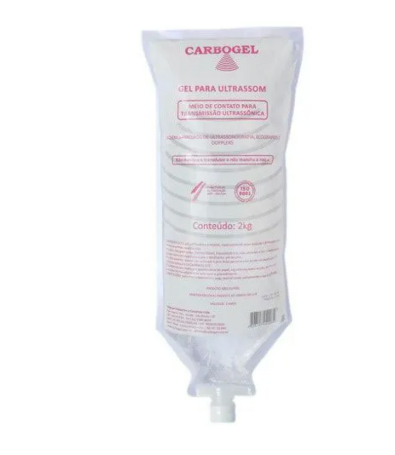 Gel para Ultrassom Bag Carbogel 2kg