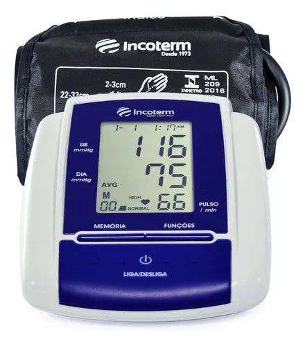 MEDIDOR DE PRESÃO DIGITAL DE BRAÇO INCONTERM