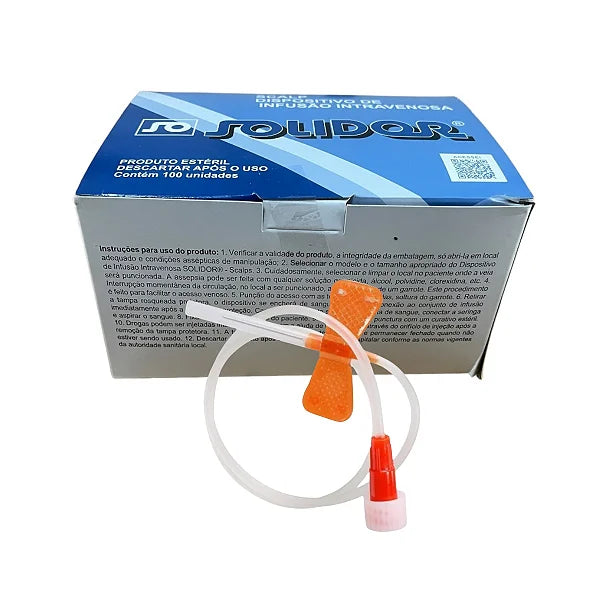 SCALP INFUSAO 25G DA SOLIDOR CAIXA