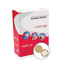 CURE AID Curativo Pós - Punção Adulto Estéril com 500un. Labor Import