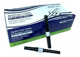 AGULHA DESC P/ COLETA DE SANGUA A VACUO 25X7