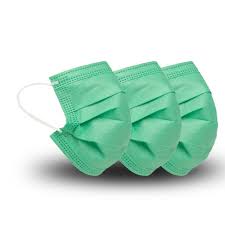 MASCARA UNIDADE DESCARTAVÉL VERDE