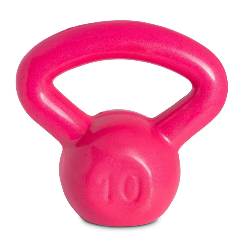 KETTLEBELL EMBORRACHADO 10KG ACTE ROSA