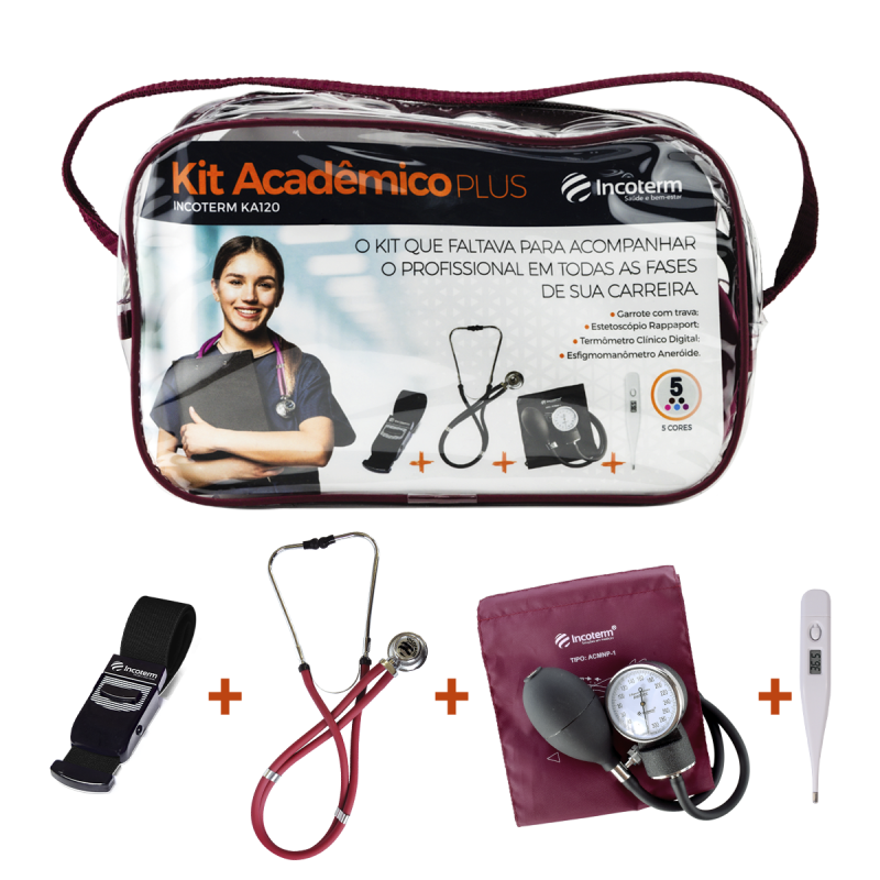 KIT ACADEMICO PLUS INCOTRERM BORDO